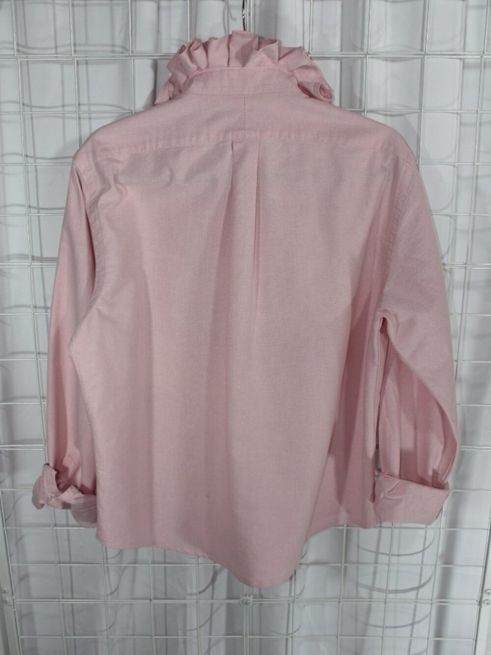 Ralph Lauren Ruffle Collar Shirt - Picture 7 of 8